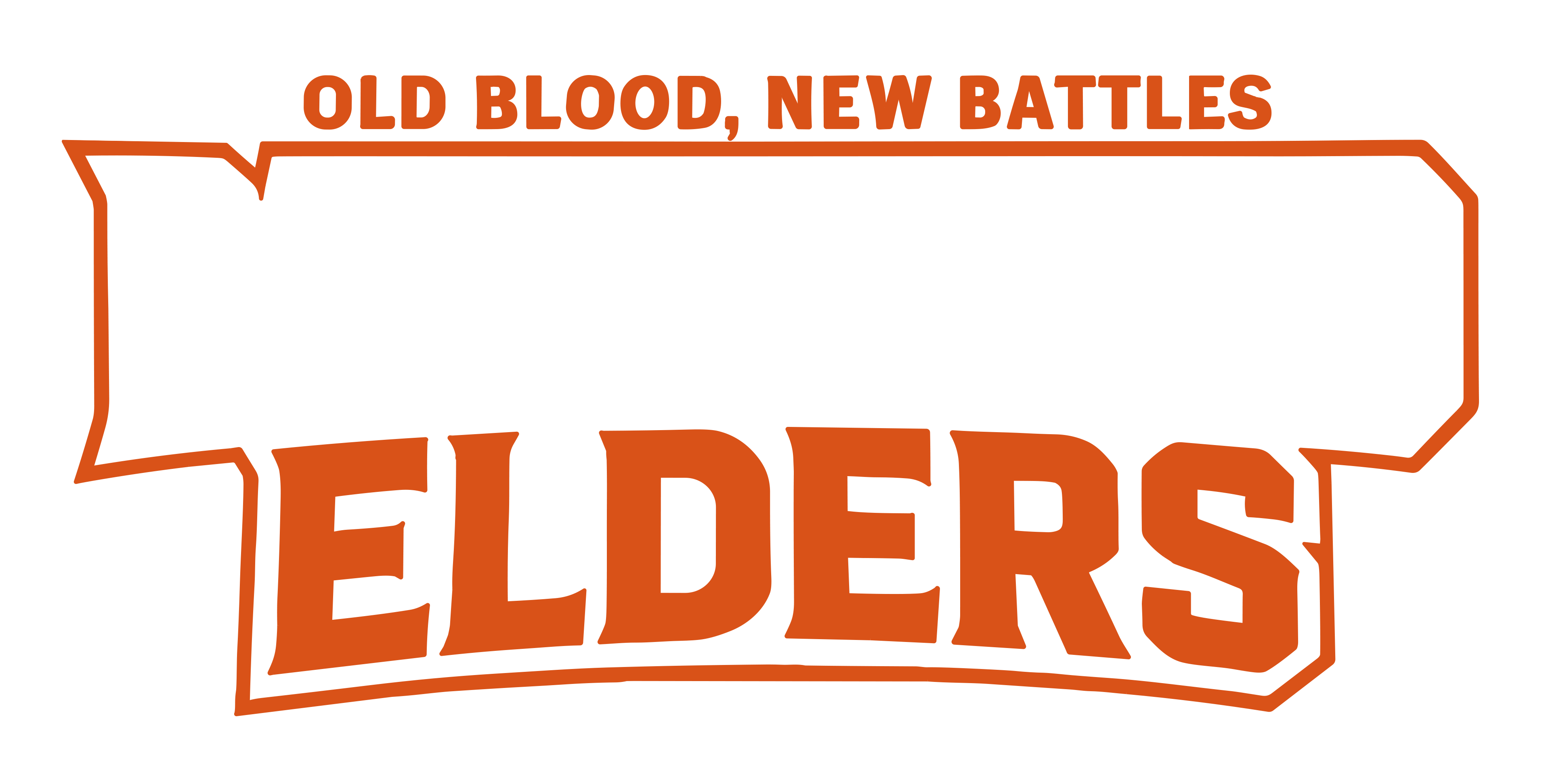 Battlefield Elders logo with the motto Old Blood, New Battles