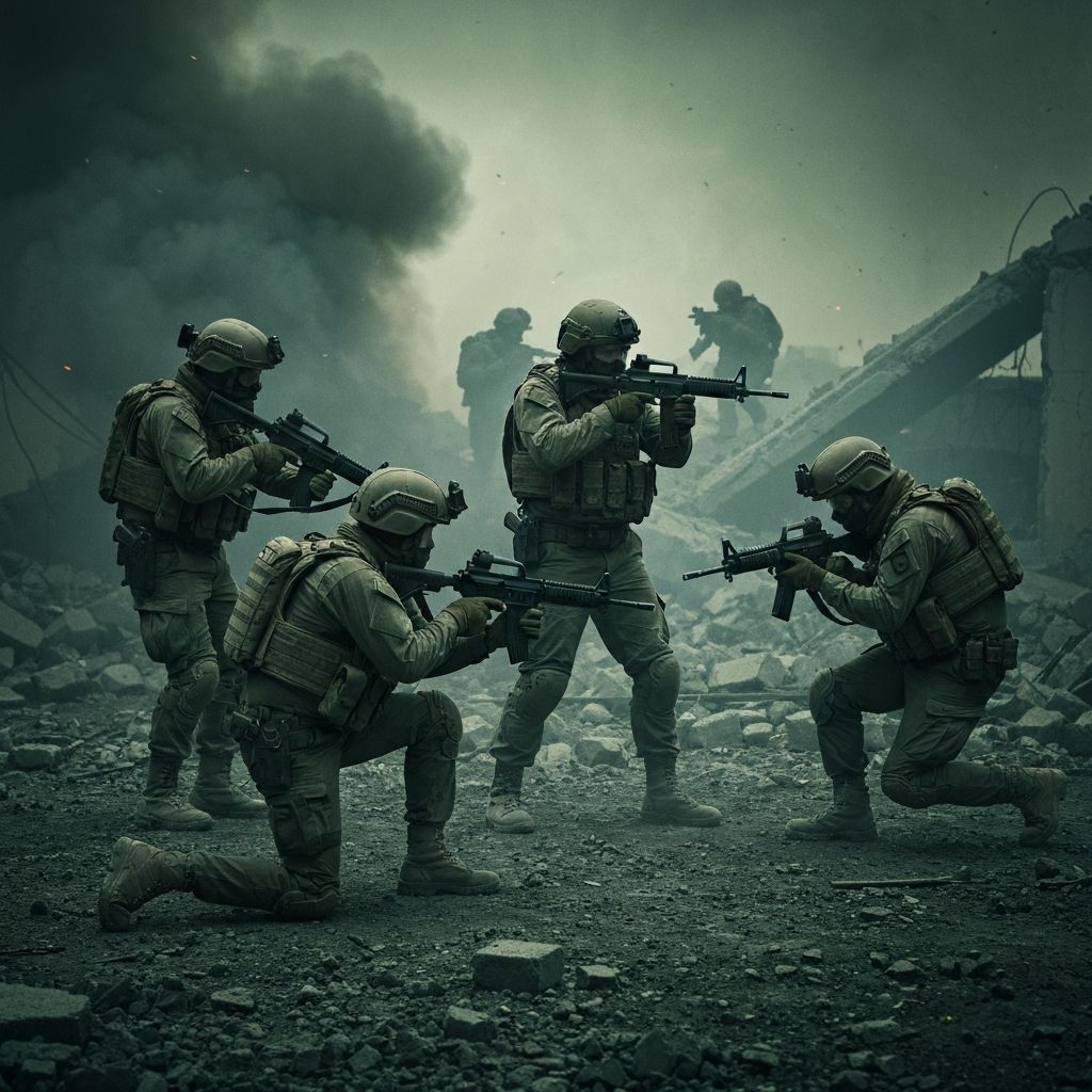 Battlefield 6 clan squad planning an operation